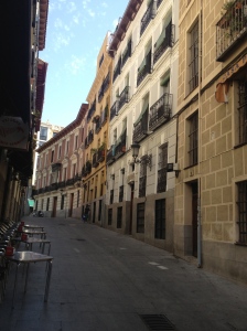 The classical streets of Madrid. 
