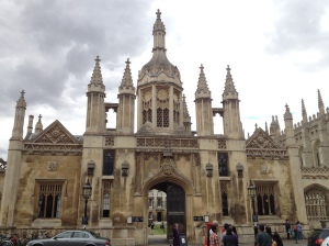 The front view of Kings College. 